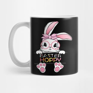 hoppy easter day cute rabbit Mug